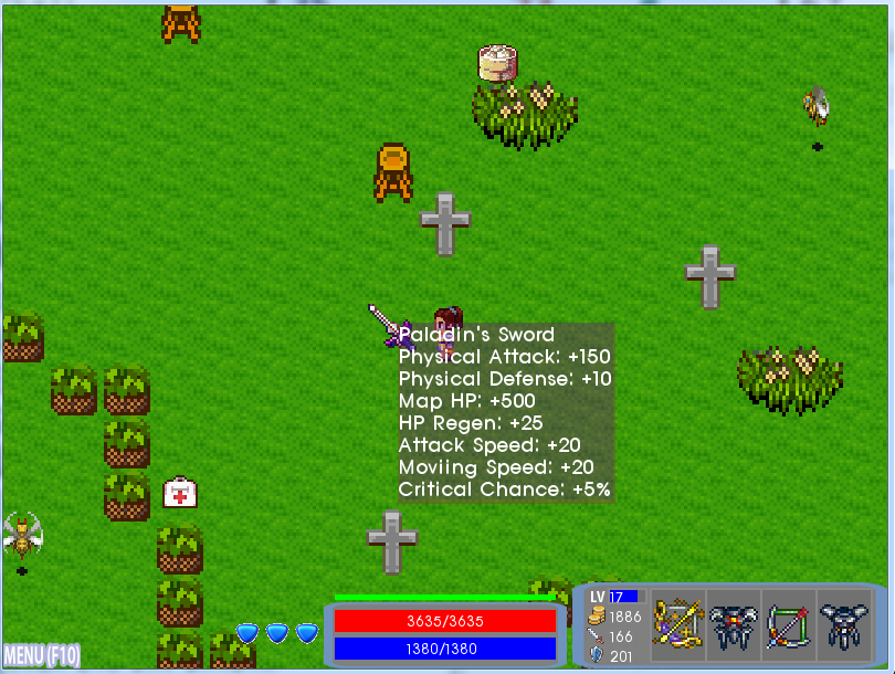 보스3 아이템 드롭 화면